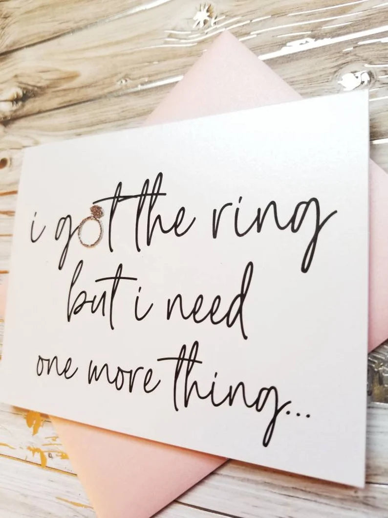 I GOT THE RING