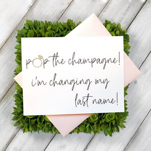 POP THE CHAMPAGE