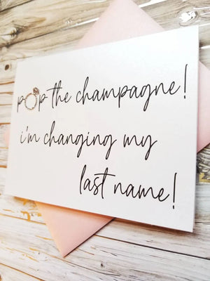 POP THE CHAMPAGE